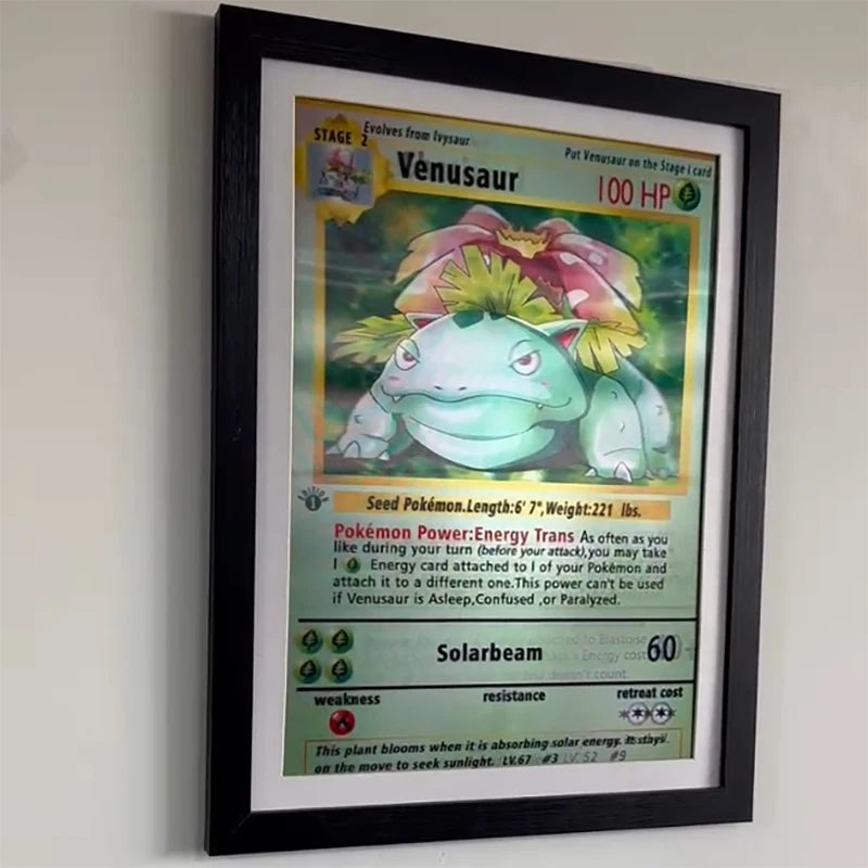 Póster 3D Lenticular Pokémon - Charizard, Blastoise, Venusaur | Efecto Flip