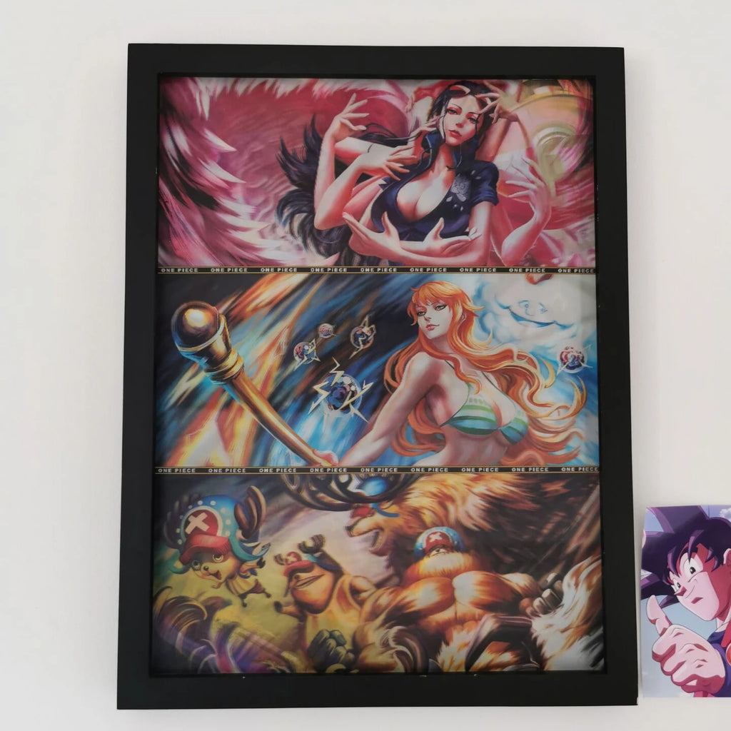 Póster 3D Lenticular Pokémon - Charizard, Blastoise, Venusaur | Efecto Flip