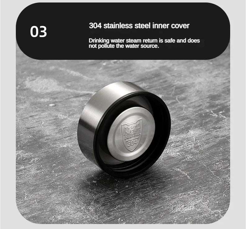 Termo Acero Inoxidable 500ml-1L con Pantalla LED Temperatura