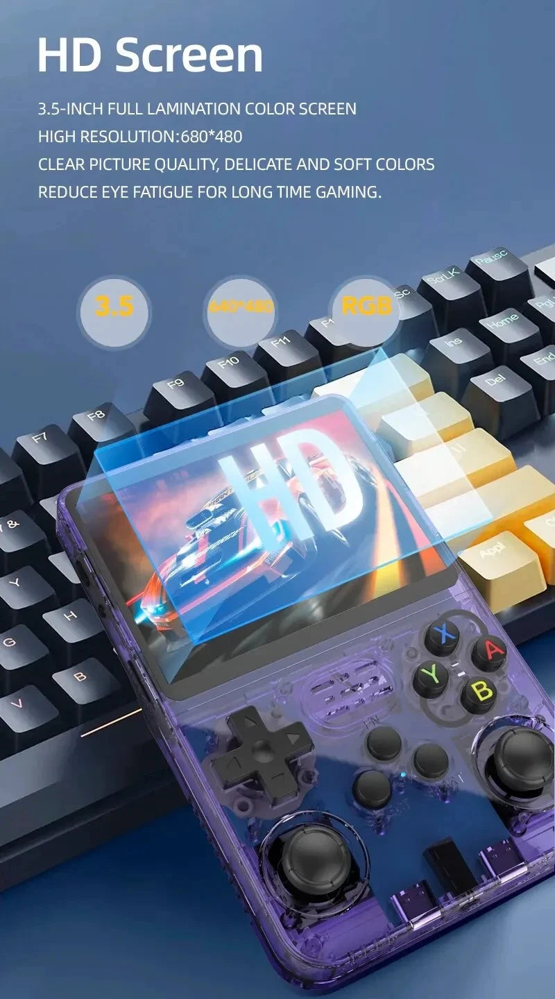 Consola Retro Portátil ARKOS R36S - Pantalla IPS 3.5" 64GB/128GB Linux