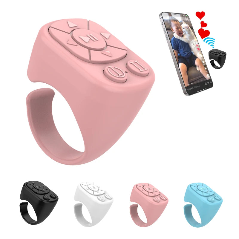 Anillo Control Remoto Bluetooth para TikTok - Compatible iPhone y Android