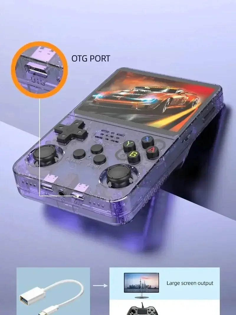 Consola Retro Portátil ARKOS R36S - Pantalla IPS 3.5" 64GB/128GB Linux