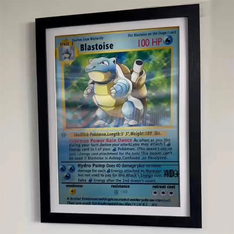 Póster 3D Lenticular Pokémon - Charizard, Blastoise, Venusaur | Efecto Flip